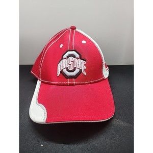 Ohio State Hat Buckeyes Baseball NCAA OSU Red Gray Men's Adjustable Strap Cap